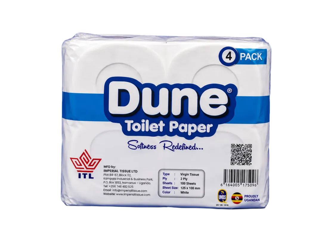 Dune Toilet Paper 4-Roll (White)