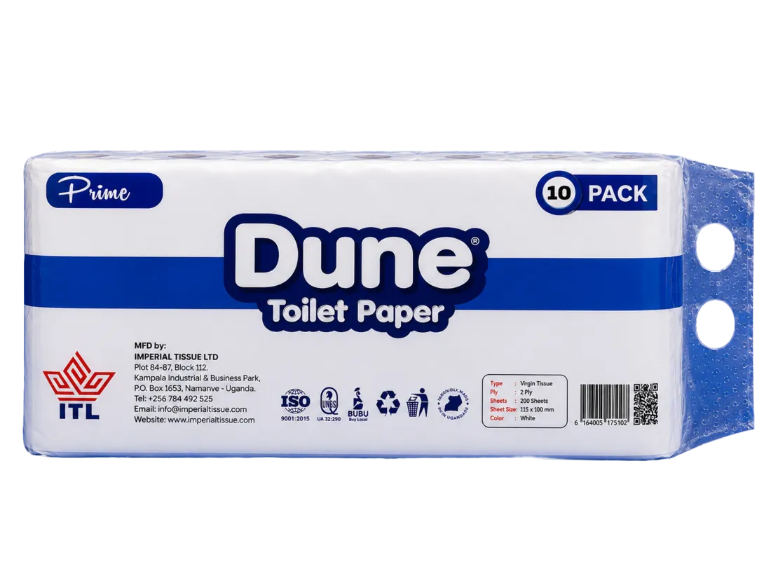 Dune Toilet Paper 10-roll blue pack