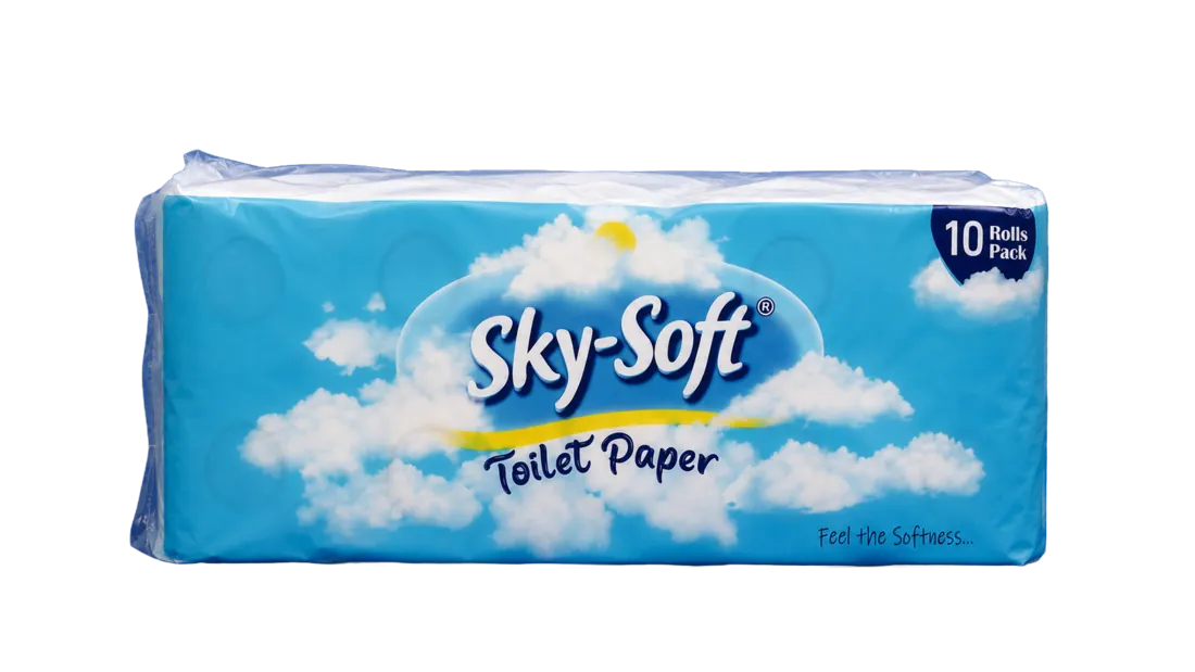 SkySoft Toilet Paper 10-roll pack